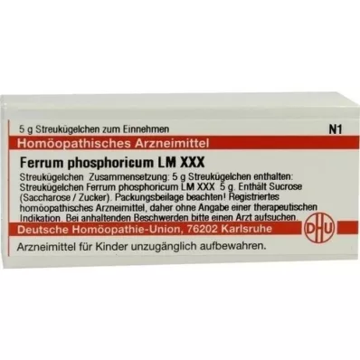 FERRUM PHOSPHORICUM LM XXX Rutuliukai, 5 g