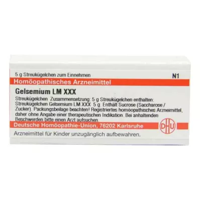 GELSEMIUM LM XXX Rutuliukai, 5 g GELSEMIUM LM XXX Rutuliukai, 5 g