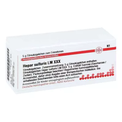 HEPAR SULFURIS LM XXX Rutuliukai, 5 g