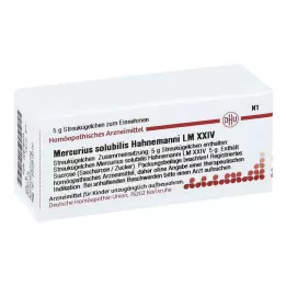 MERCURIUS SOLUBILIS Hahnemanni LM XXIV Rutuliukai, 5 g