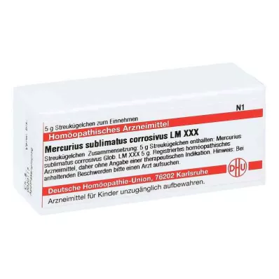 MERCURIUS SUBLIMATUS corrosivus LM XXX rutuliukai, 5 g