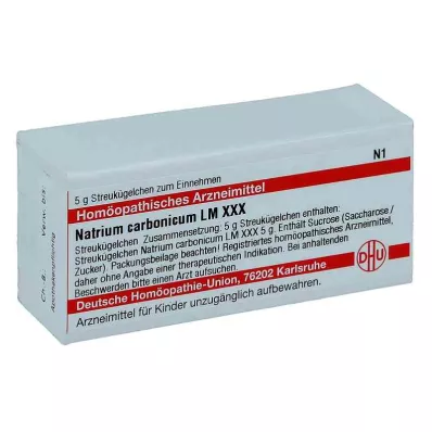 NATRIUM CARBONICUM LM XXX Rutuliukai, 5 g