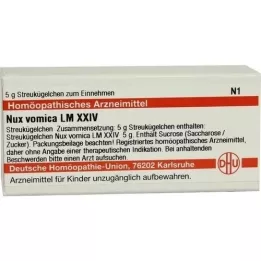 NUX VOMICA LM XXIV Rutuliukai, 5 g