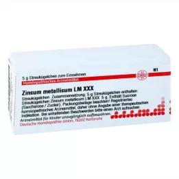 ZINCUM METALLICUM LM XXX Rutuliukai, 5 g