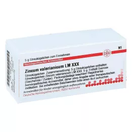 ZINCUM VALERIANICUM LM XXX Rutuliukai, 5 g