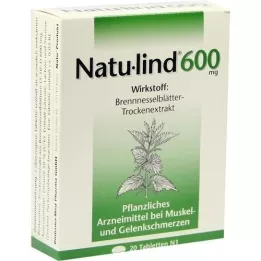 NATULIND 600 mg dengtos tabletės, 20 vnt