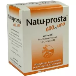 NATUPROSTA 600 mg uno plėvele dengtos tabletės, 60 vnt