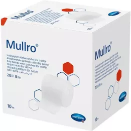 MULLRO 10 cmx10 m suvyniota marlė, 1 vnt