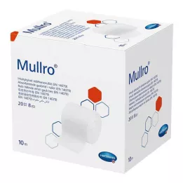 MULLRO 10 cmx10 m suvyniota marlė, 1 vnt