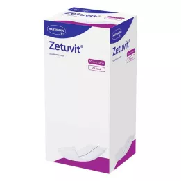 ZETUVIT Absorbuojantys įklotai sterilūs 10x20 cm, 25 vnt