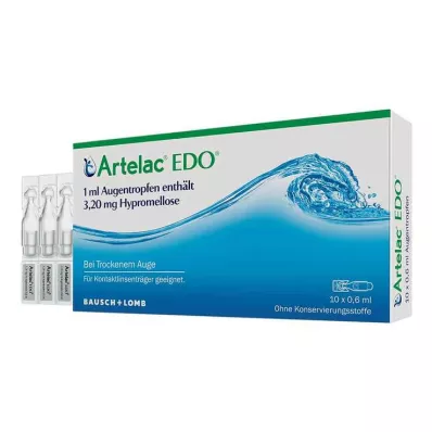 ARTELAC EDO Akių lašai, 10X0,6 ml ARTELAC EDO Akių lašai, 10X0,6 ml