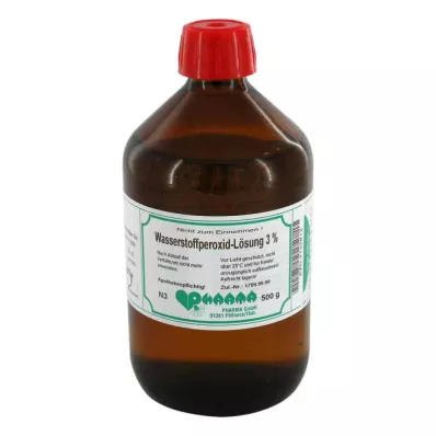 WASSERSTOFFPEROXID 3 % tirpalas, 500 g