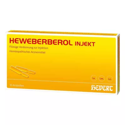 HEWEBERBEROL Injekcinės ampulės, 10 vnt HEWEBERBEROL Injekcinės ampulės, 10 vnt