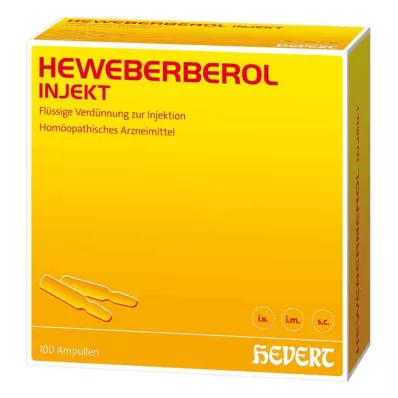 HEWEBERBEROL injekcinės ampulės, 100 vnt HEWEBERBEROL injekcinės ampulės, 100 vnt