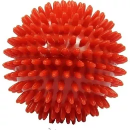 MASSAGEBALL Ežio kamuolys 9 cm raudonas, 1 vnt
