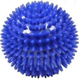 MASSAGEBALL Ežio kamuolys 10 cm mėlynos spalvos, 1 vnt