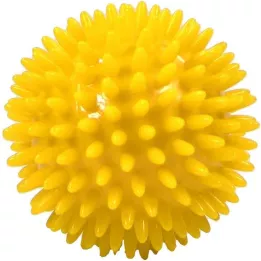 MASSAGEBALL Ežio kamuolys 8 cm geltonas, 1 vnt