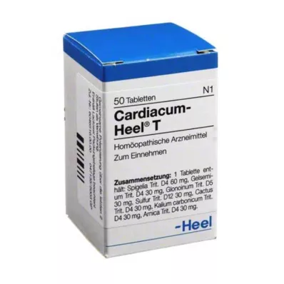CARDIACUM Heel T tabletės, 50 vnt