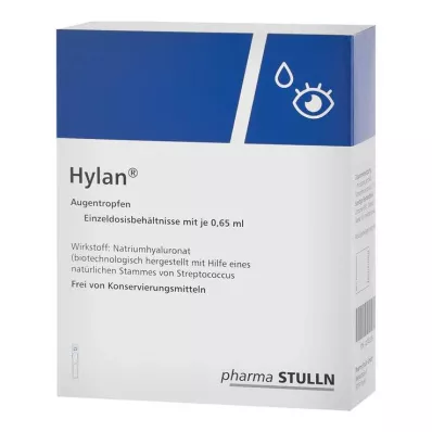 HYLAN 0,65 ml akių lašai, 60 vnt