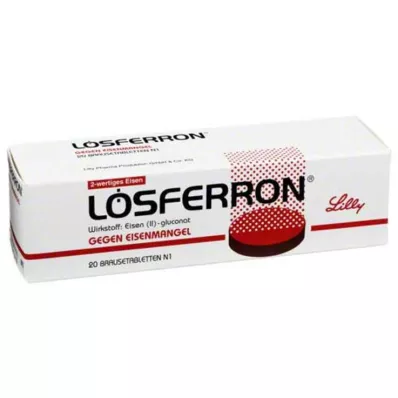 LÖSFERRON Tirpiosios tabletės, 20 vnt LÖSFERRON Tirpiosios tabletės, 20 vnt