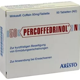 PERCOFFEDRINOL N 50 mg tabletės, 50 vnt