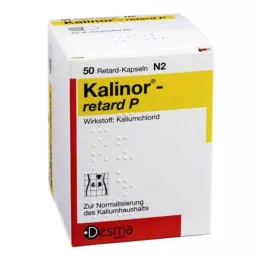 KALINOR retard P 600 mg kietosios kapsulės, 50 vnt