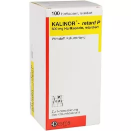 KALINOR retard P 600 mg kietosios kapsulės, 100 vnt