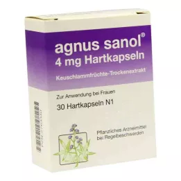 AGNUS SANOL Kietosios kapsulės, 30 vnt