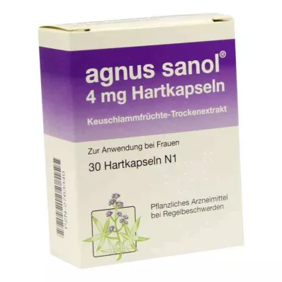 AGNUS SANOL Kietosios kapsulės, 30 vnt