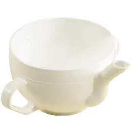 KRANKENTASSE Plastic cu 2 mânere albe, 1 buc