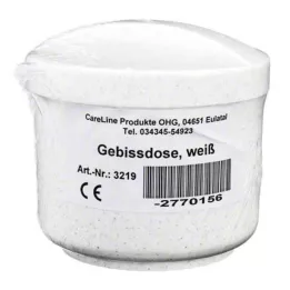 GEBISSDOSE su baltos spalvos įdėklu ir dangčiu, 1 vnt