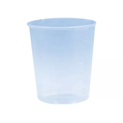 EINNEHMEGLAS Plastikinis 30 ml mėlynos spalvos, 10 vnt