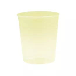 EINNEHMEGLAS Plastikinis 30 ml geltonos spalvos, 10 vnt