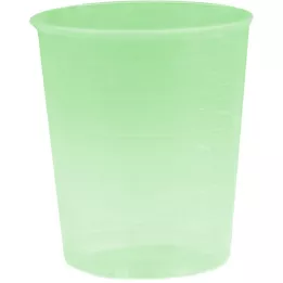 EINNEHMEGLAS Plastikinis 30 ml žalias, 10 vnt
