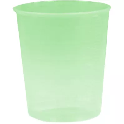 EINNEHMEGLAS Plastikinis 30 ml žalias, 10 vnt