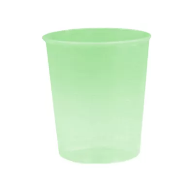 EINNEHMEGLAS Plastikinis 30 ml žalias, 10 vnt