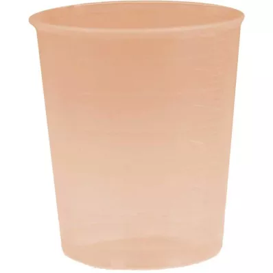 EINNEHMEGLAS Plastikinis 30 ml raudonas, 10 vnt