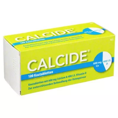 CALCIDE Kramtomosios tabletės, 100 vnt CALCIDE Kramtomosios tabletės, 100 vnt