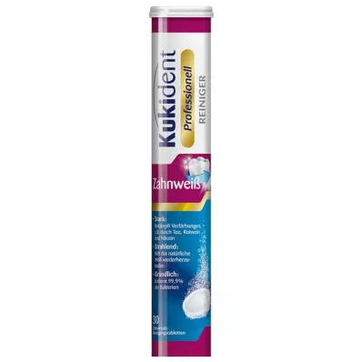 KUKIDENT Cleaner Teeth Whitening Tabs, 30 vnt