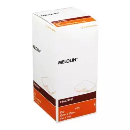 MELOLIN 10x10 cm sterilūs žaizdų tvarsčiai, 100 vnt
