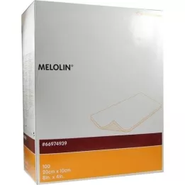 MELOLIN 10x20 cm sterilūs žaizdų tvarsčiai, 100 vnt