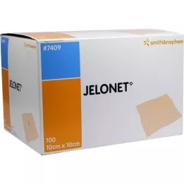 JELONET Parafino marlė 10x10 cm sterili, 100 vnt