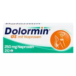 DOLORMIN GS su naprokseno tabletėmis, 20 vnt