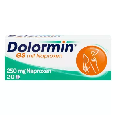 DOLORMIN GS su naprokseno tabletėmis, 20 vnt DOLORMIN GS su naprokseno tabletėmis, 20 vnt