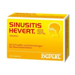 SINUSITIS HEVERT SL Tabletės, 100 vnt