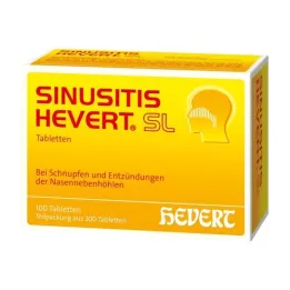 SINUSITIS HEVERT SL Tabletės, 300 vnt