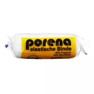 PORENA Elastinis marlinis tvarstis 8 cm baltos spalvos su violončele, 1 vnt