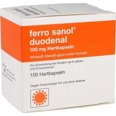 FERRO SANOL duodenal Hartkaps.m.msr.überz.Pell., 100 buc