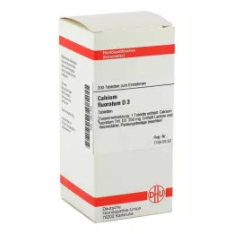 CALCIUM FLUORATUM D 3 tabletės, 200 kapsulių