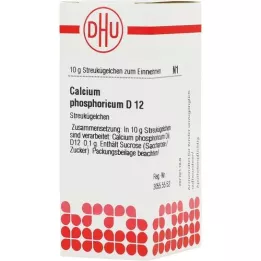 CALCIUM PHOSPHORICUM D 12 rutuliukų, 10 g